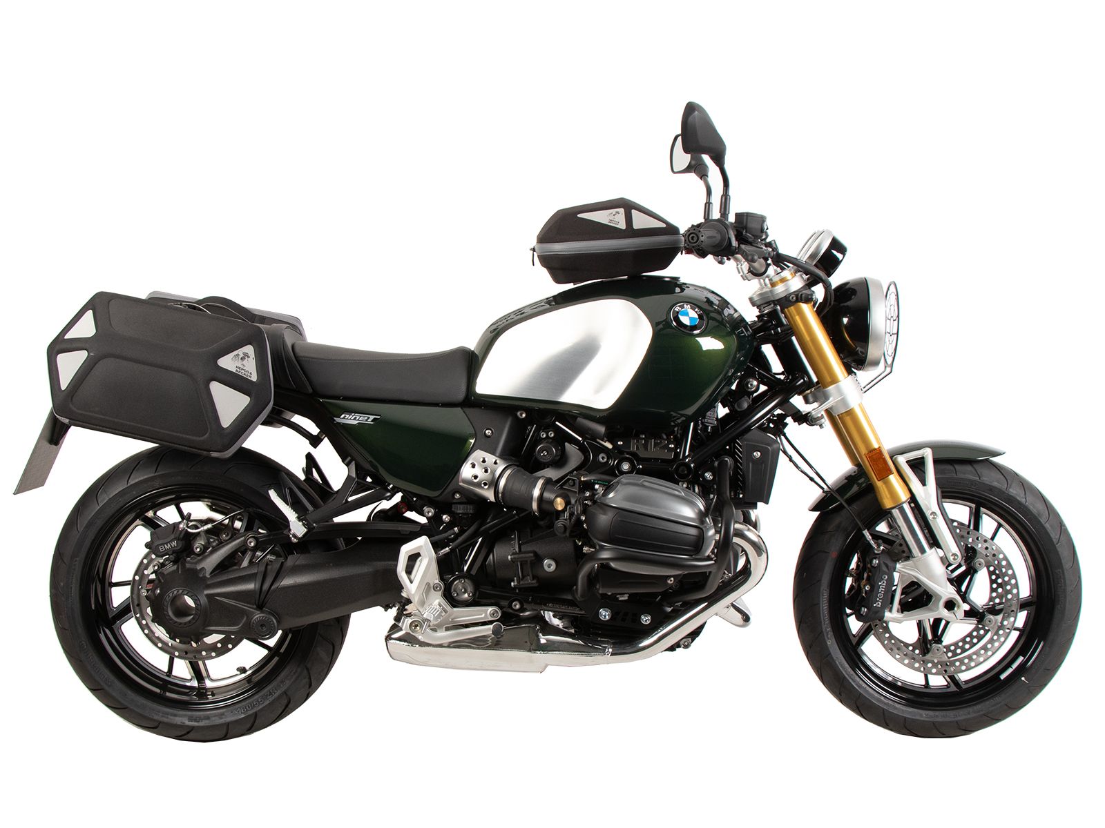 Soporte lateral C-Bow negro para BMW R 12 S (25-) Hepco & Becker