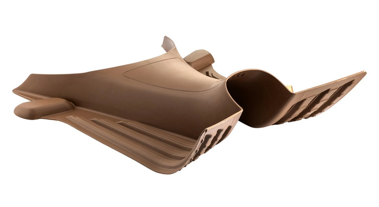 Felpudo para Vespa Primavera/Sprint/Elettrica 50-150cc, marrón beige