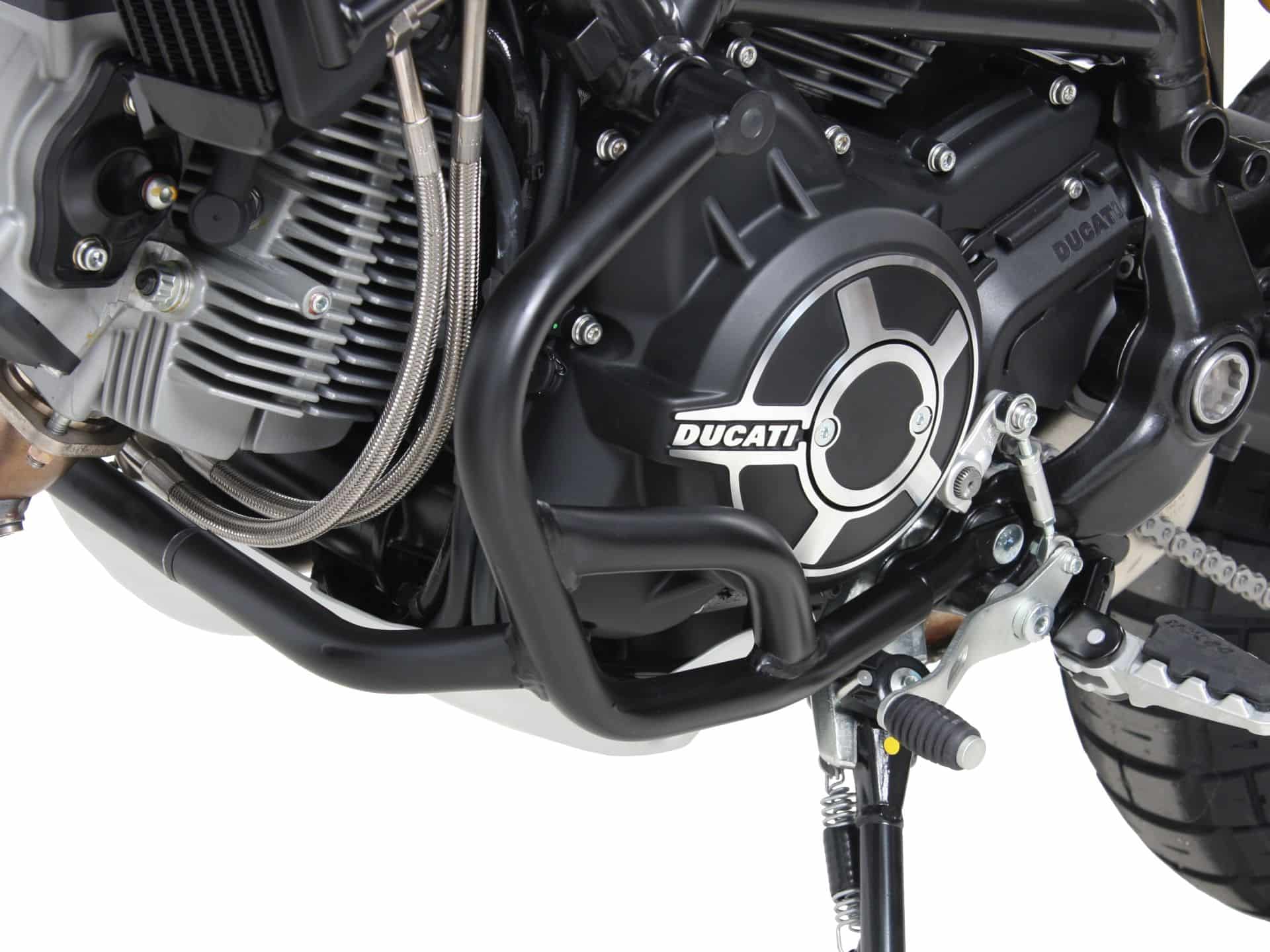 Guardamotor negro para Ducati Scrambler 800 Desert Sled (17-22) Hepco & Becker
