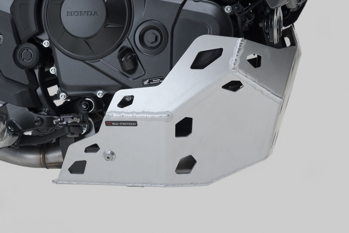 Protector de motor SW-Motech plateado para Honda XL 750 Transalp