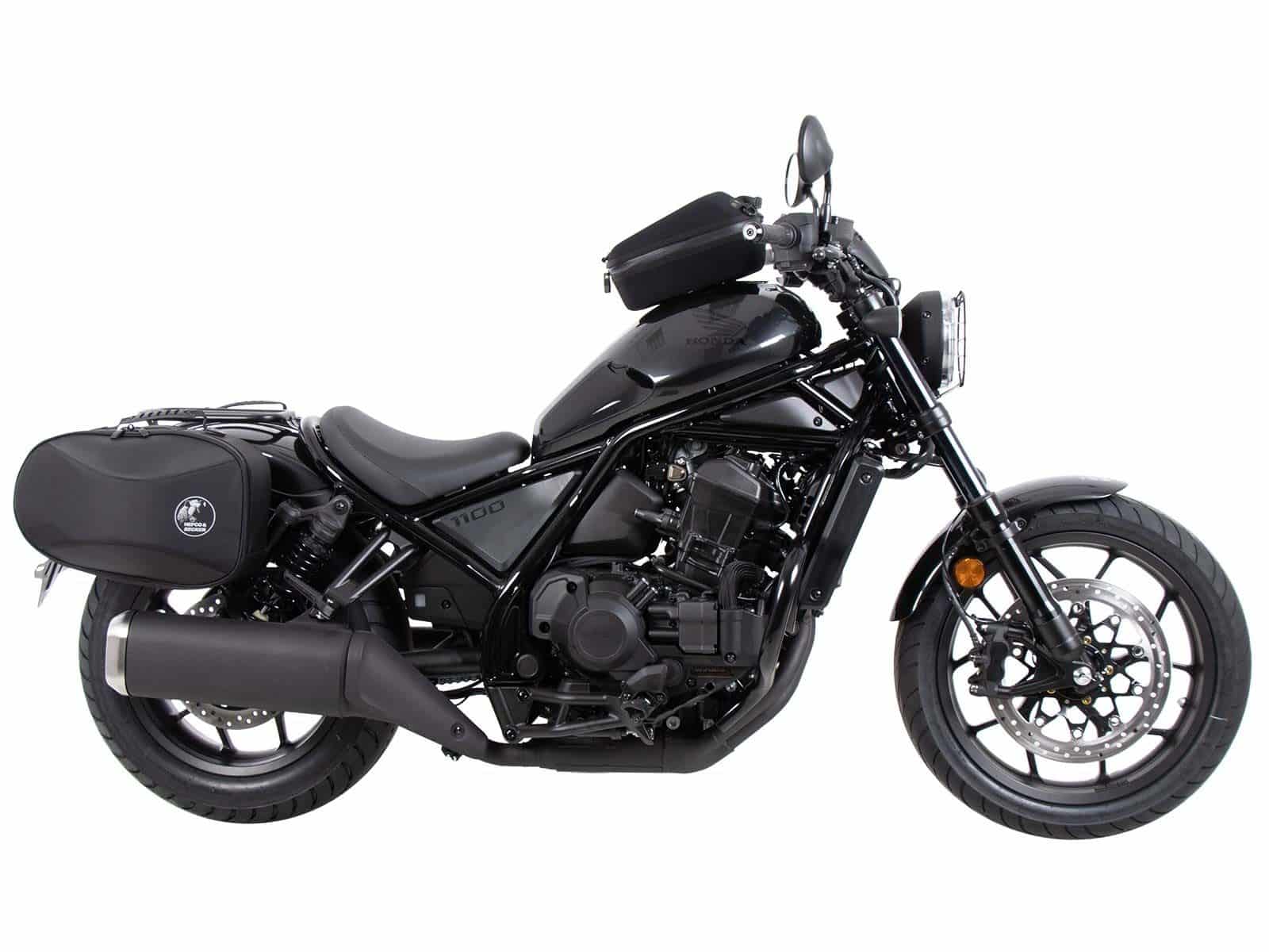 Soporte lateral C-Bow negro para Honda CMX 1100 Rebel /DCT (21-24) Hepco & Becker