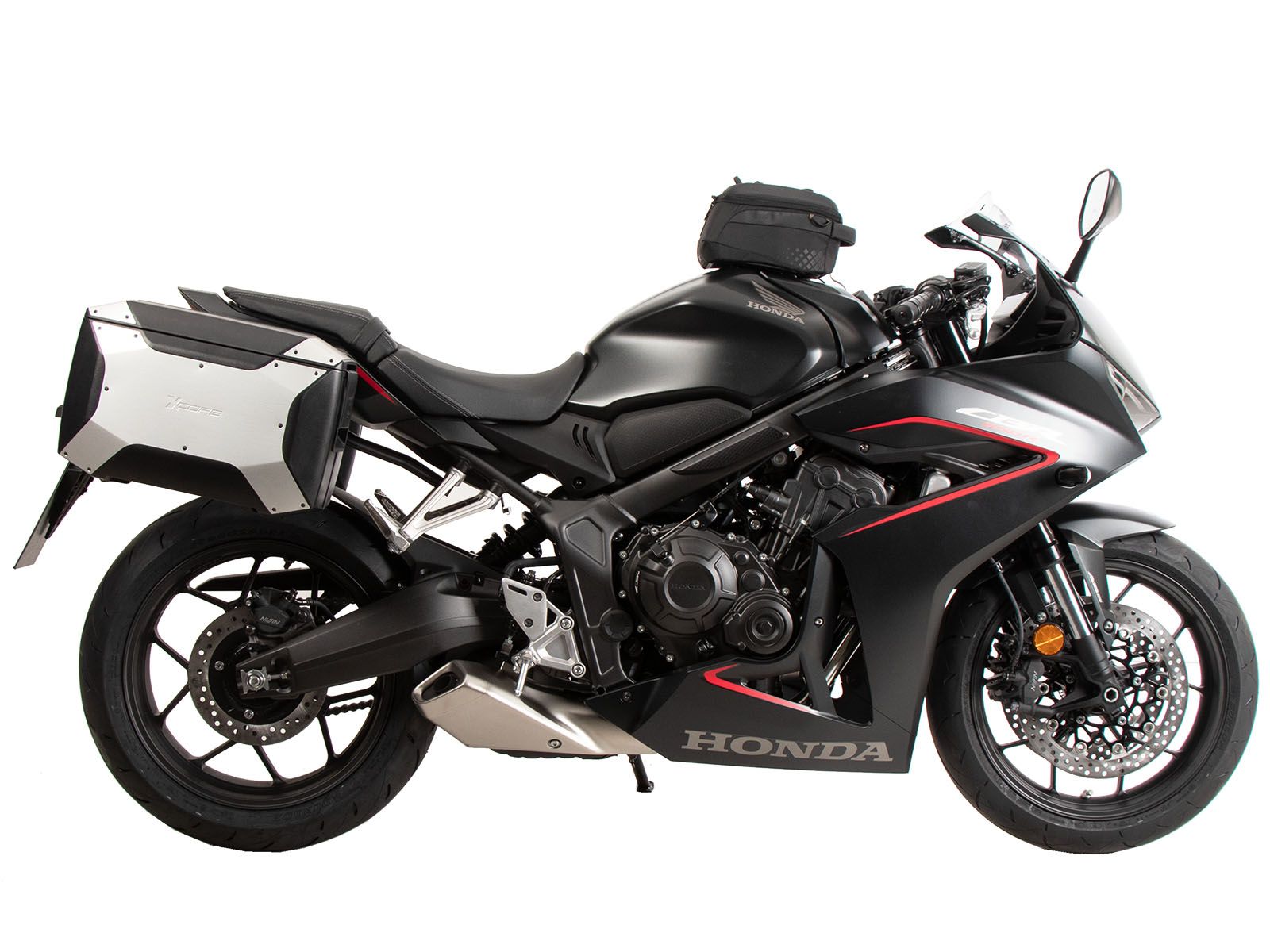 Soporte lateral C-Bow negro para Honda CBR 650 R / E-Clutch (24-) Hepco & Becker