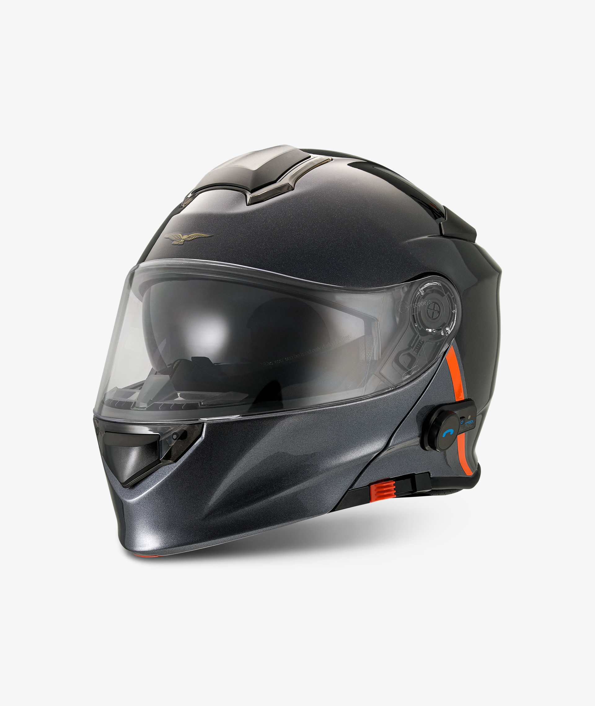 Casco Moto Guzzi "Modular BT" negro con Bluetooth