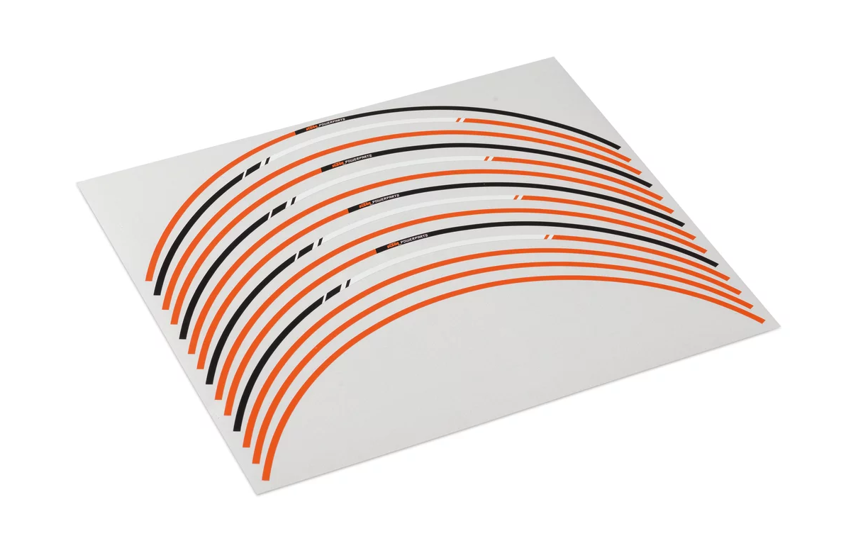 Kit de adhesivos para aros de llanta KTM