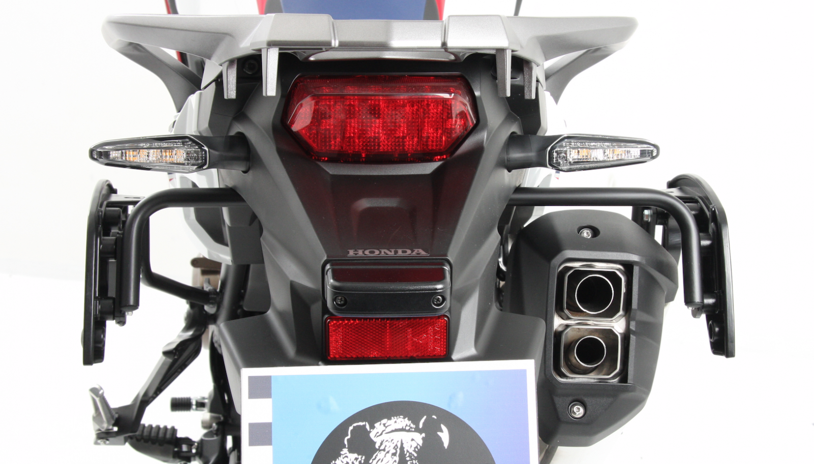 Soporte lateral C-Bow negro para Honda CRF 1000 Africa Twin (16-17) Hepco & Becker