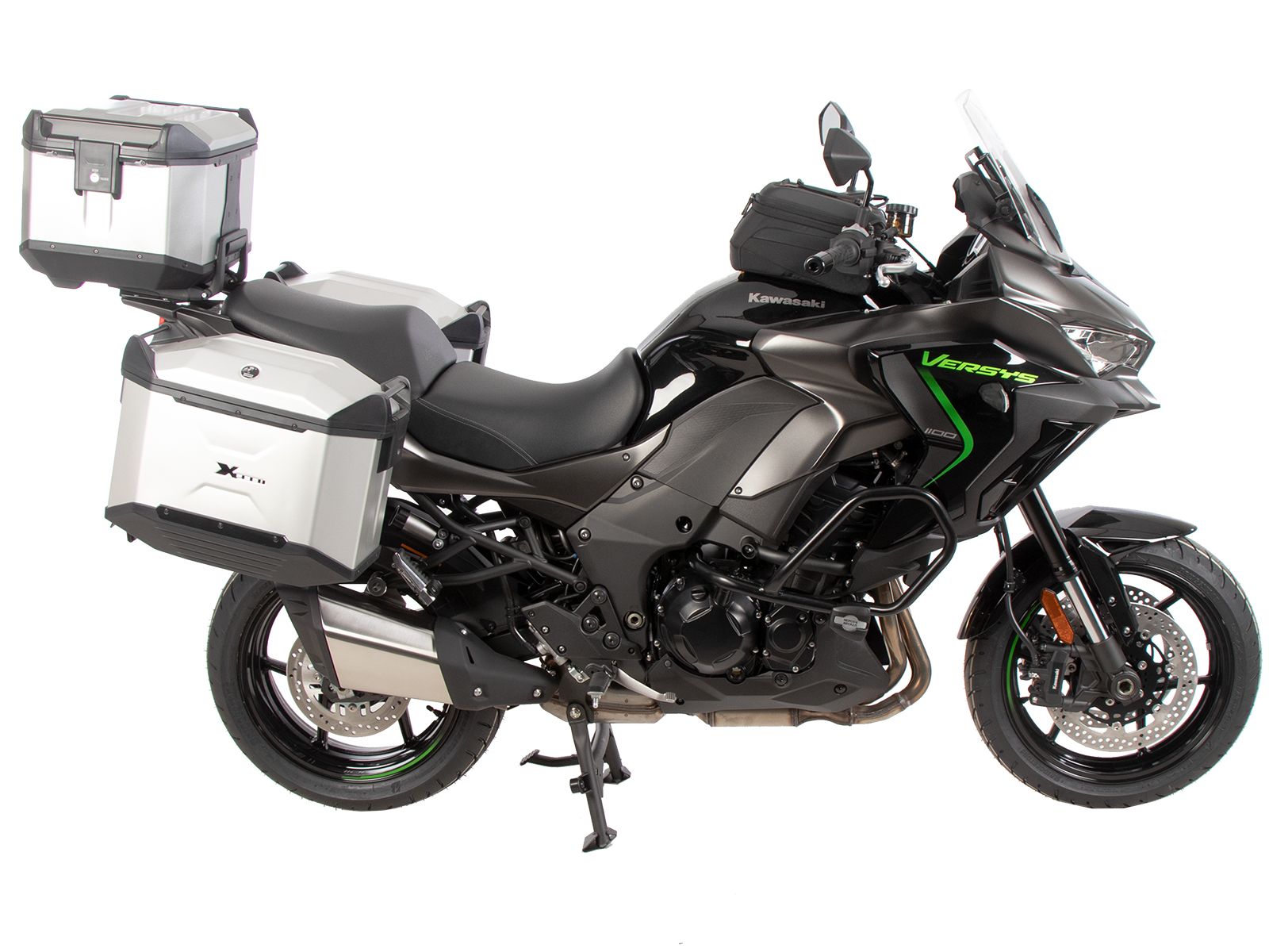 Portamaletas superior de aluminio negro para Kawasaki Versys 1100 /SE (25-) Hepco & Becker