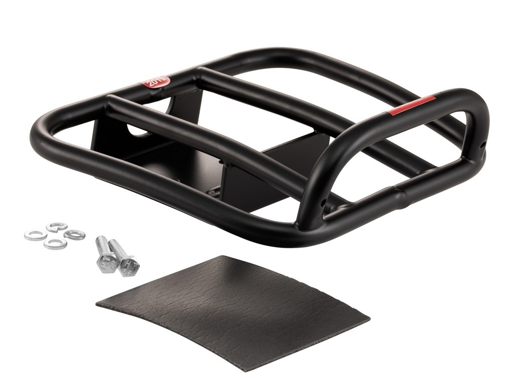 Portaequipajes trasero 70's para Vespa GTS / GTS Super HPE 125-300 ('19-), negro mate