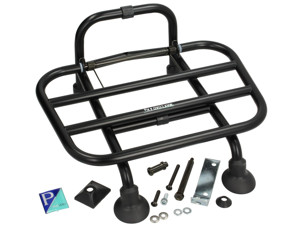 Portaequipajes plegable delantero Vespa Primavera / Sprint - negro