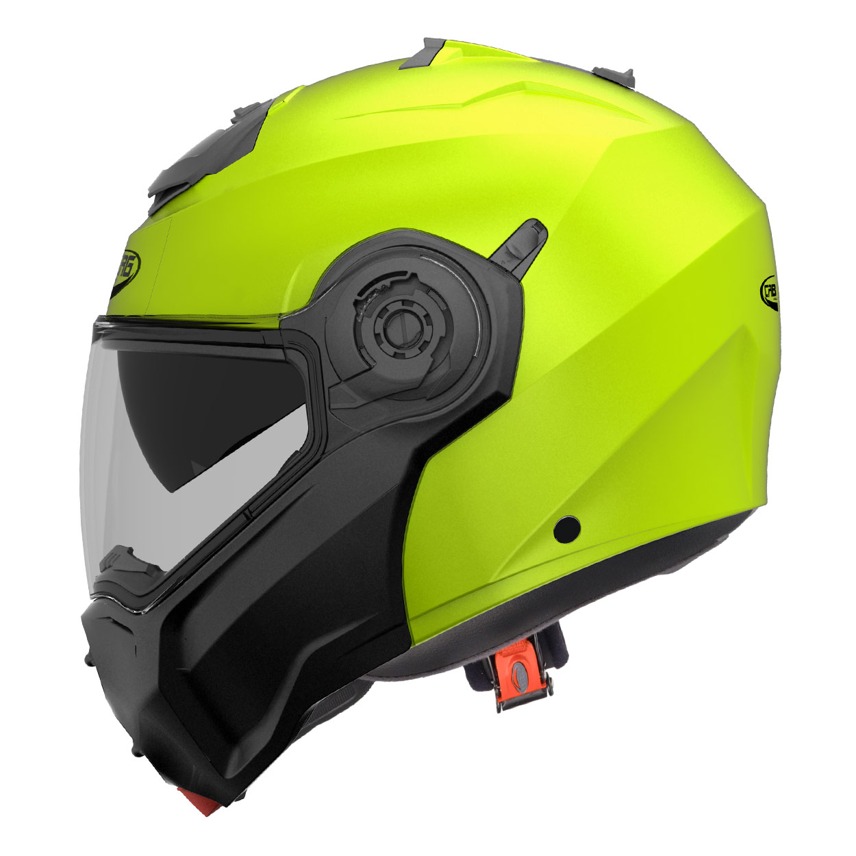 Casco Caberg Droid Hi Vizion, amarillo fluorescente/negro