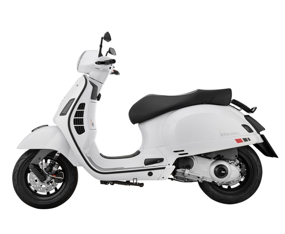Tetón del guardabarros para Vespa GTS/GTS Super/GT/GT L 125-300cc, negro mate