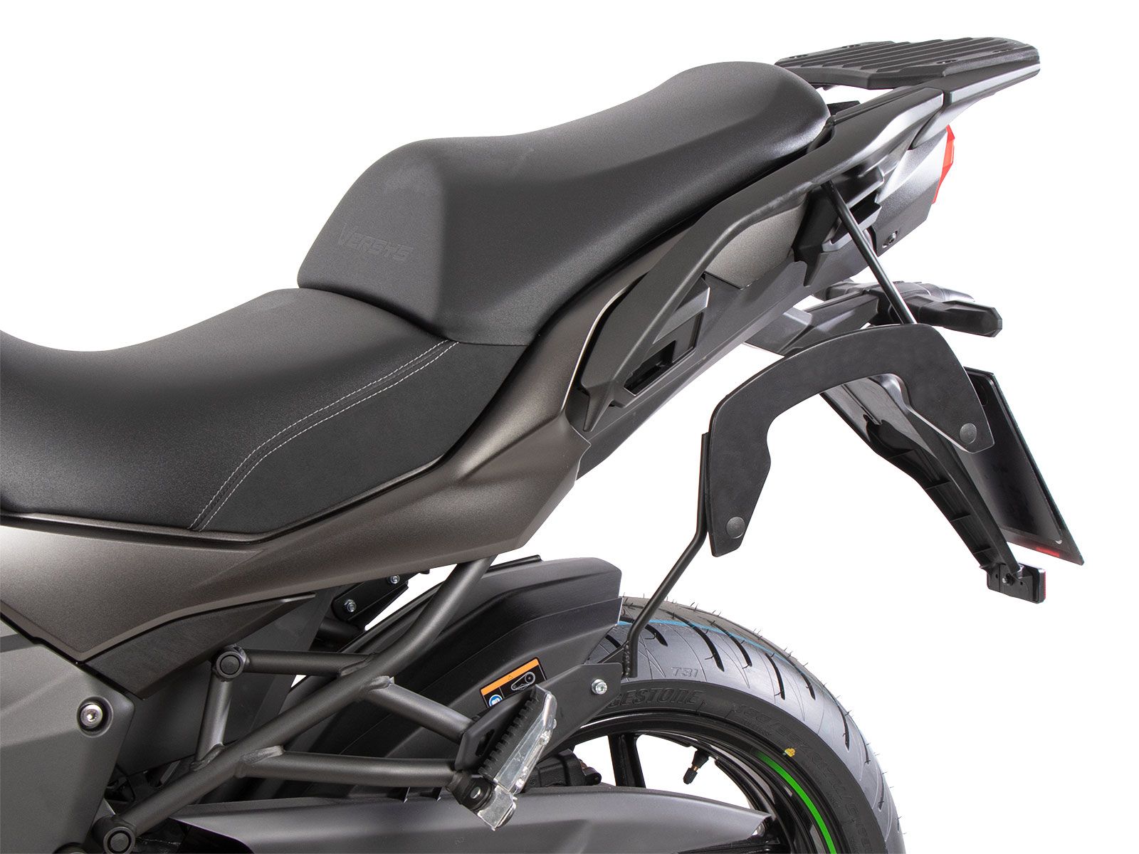 Soporte lateral C-Bow negro para Kawasaki Versys 1100 /SE (25-) Hepco & Becker