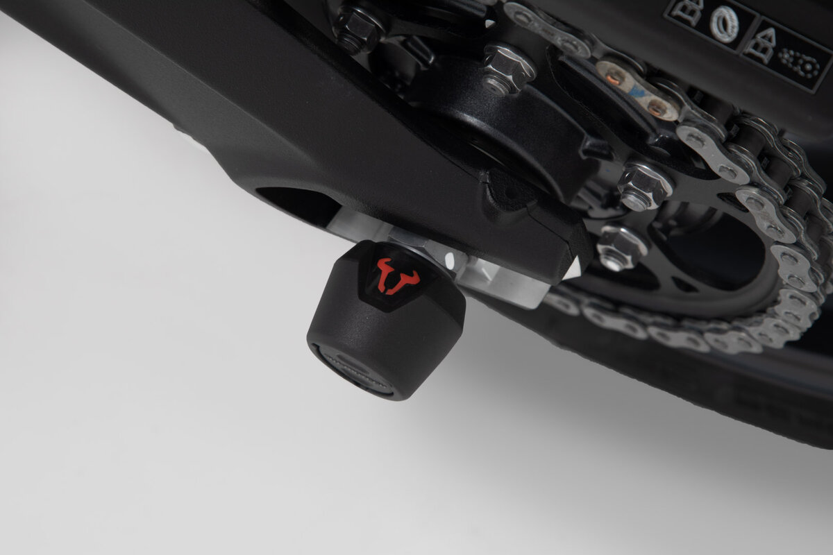 SW-Motech Kit crash pad para eje trasero negro para Yamaha YZF-R1, MT-10 /SP - SW Motech