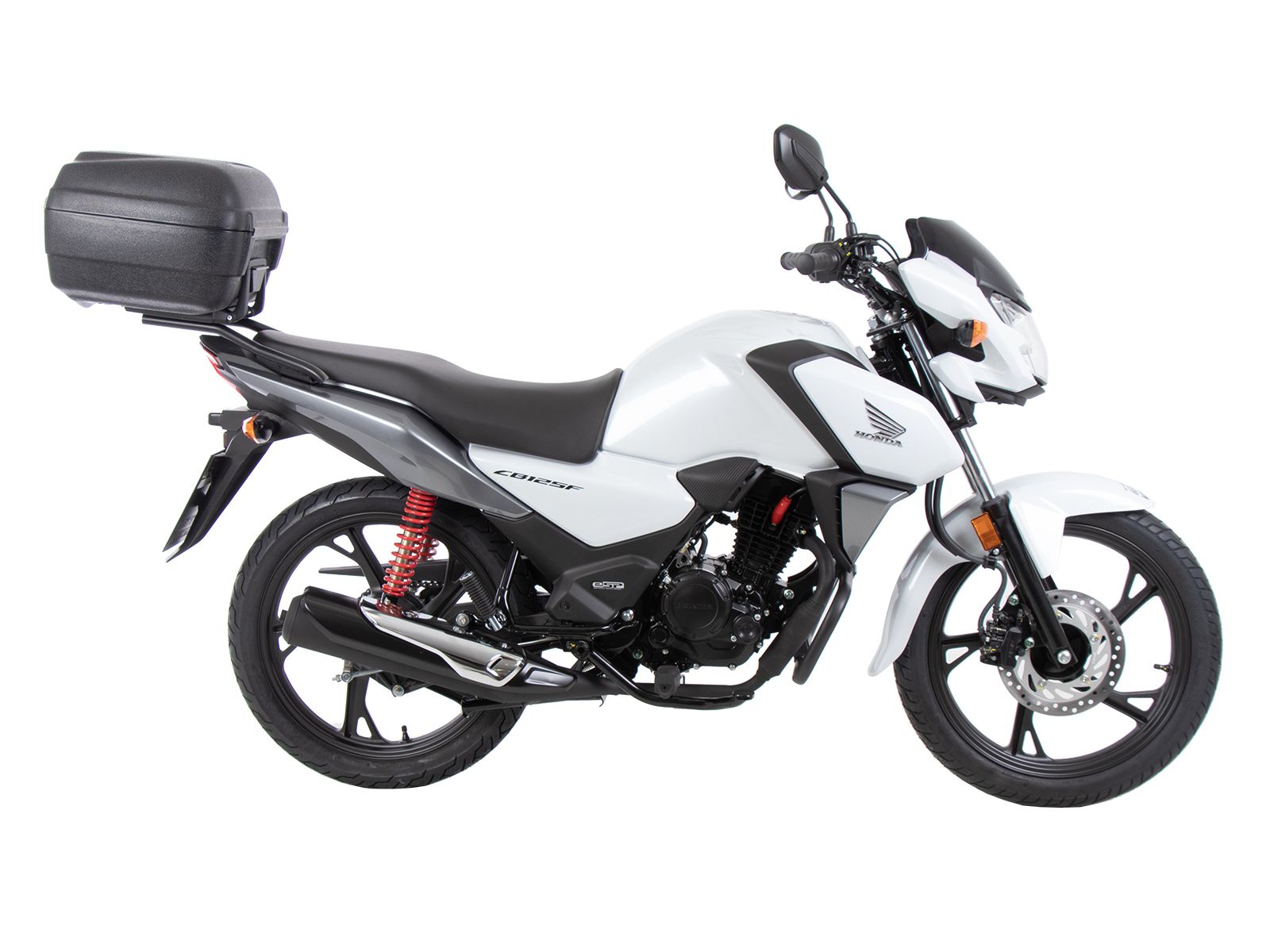 Portamaletas de aluminio negro para Honda CB 125 F (21-25) Hepco & Becker