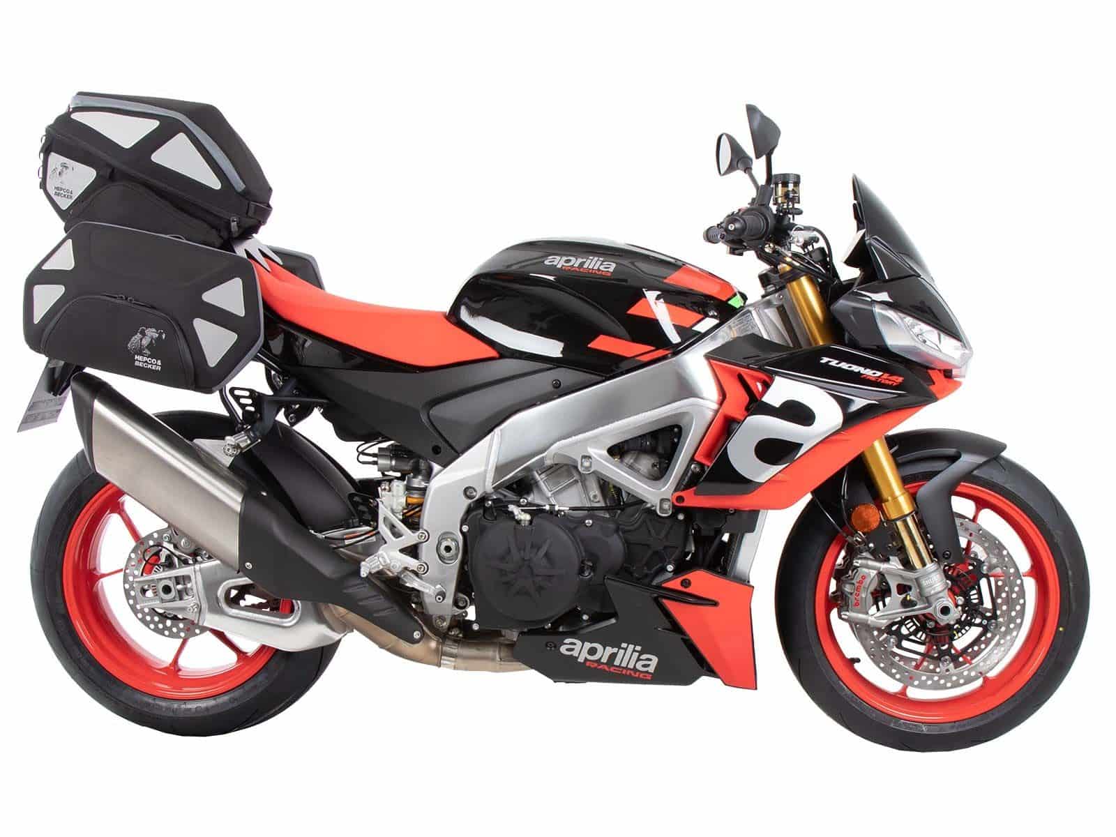 Portaequipajes deportivo fijo negro para Aprilia Tuono V4 Factory /RSV 4 /RSV 4 Factory (21-24)