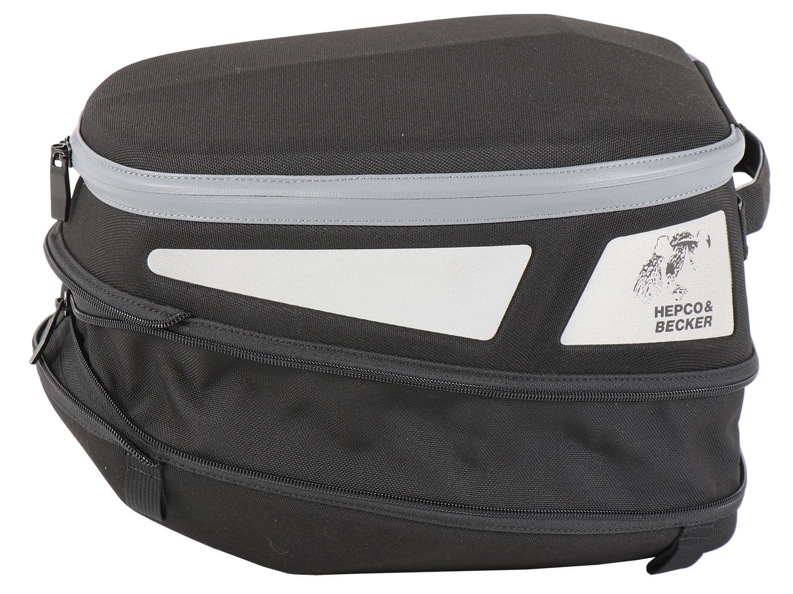 Bolsa trasera Royster Rearbag Sport negro/gris incl. Fijación básica Hepco & Becker
