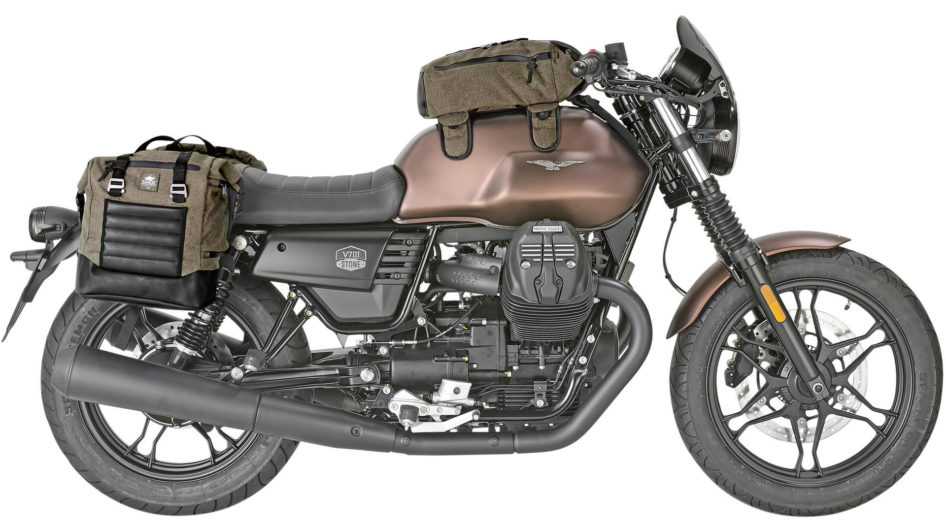 Alforjas Café Racer / bolsas laterales "Rambler" - RB100 para BMW R nineT (Bj.14-), Pure / Urban G/