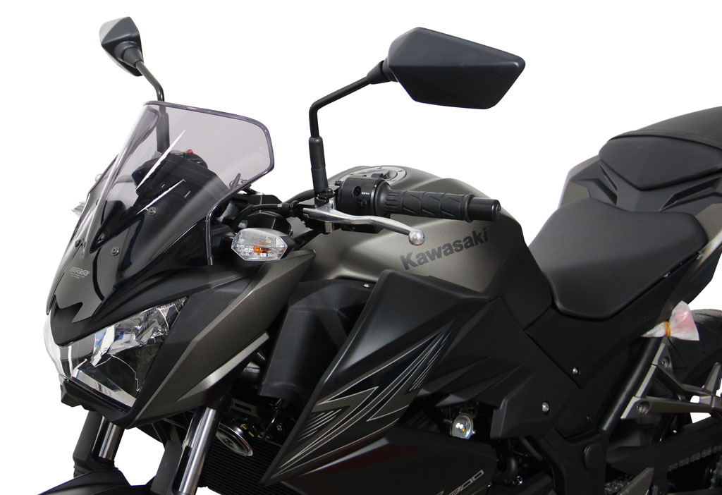 Parabrisas de competición MRA "R" para KAWASAKI Z250 (My.13-) / Z300 (My.15-)