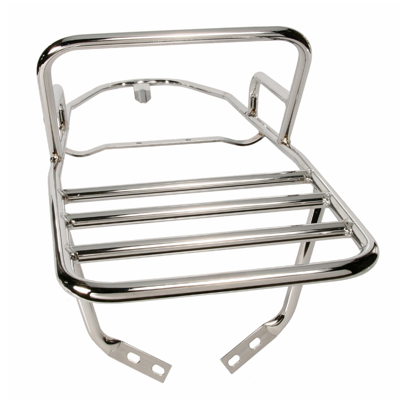 Portaequipajes trasero para Vespa PX 80-200cc, cromado