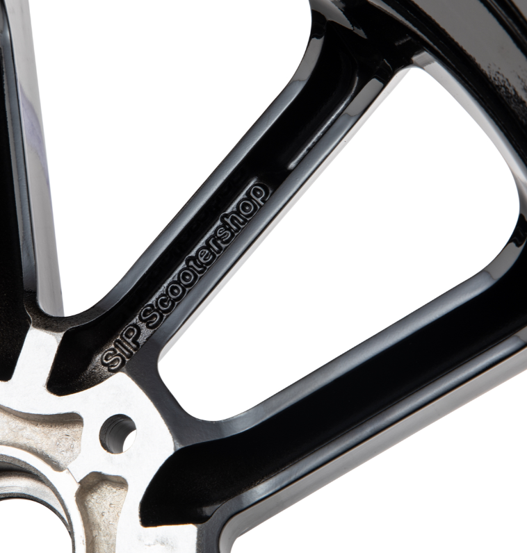 Llanta delantera/trasera 13" para Vespa GTS/GTS Super/GTV/GT 60/GT/GT L 125-300ccm, negro brillante