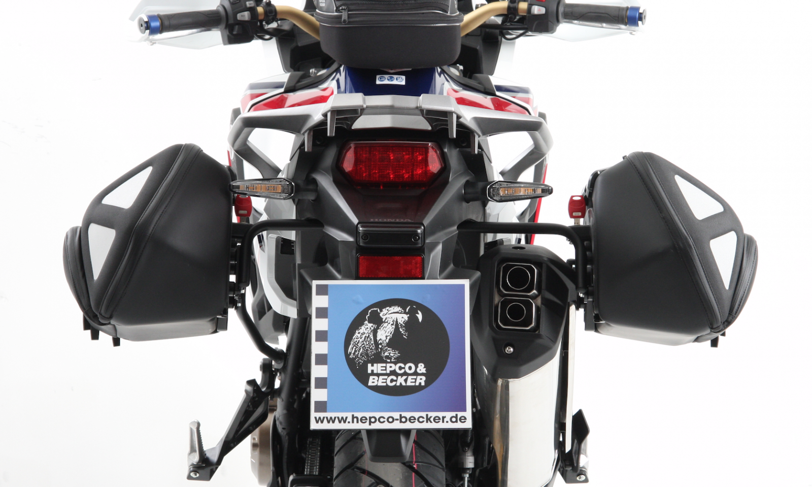 Soporte lateral C-Bow negro para Honda CRF 1000 Africa Twin (16-17) Hepco & Becker