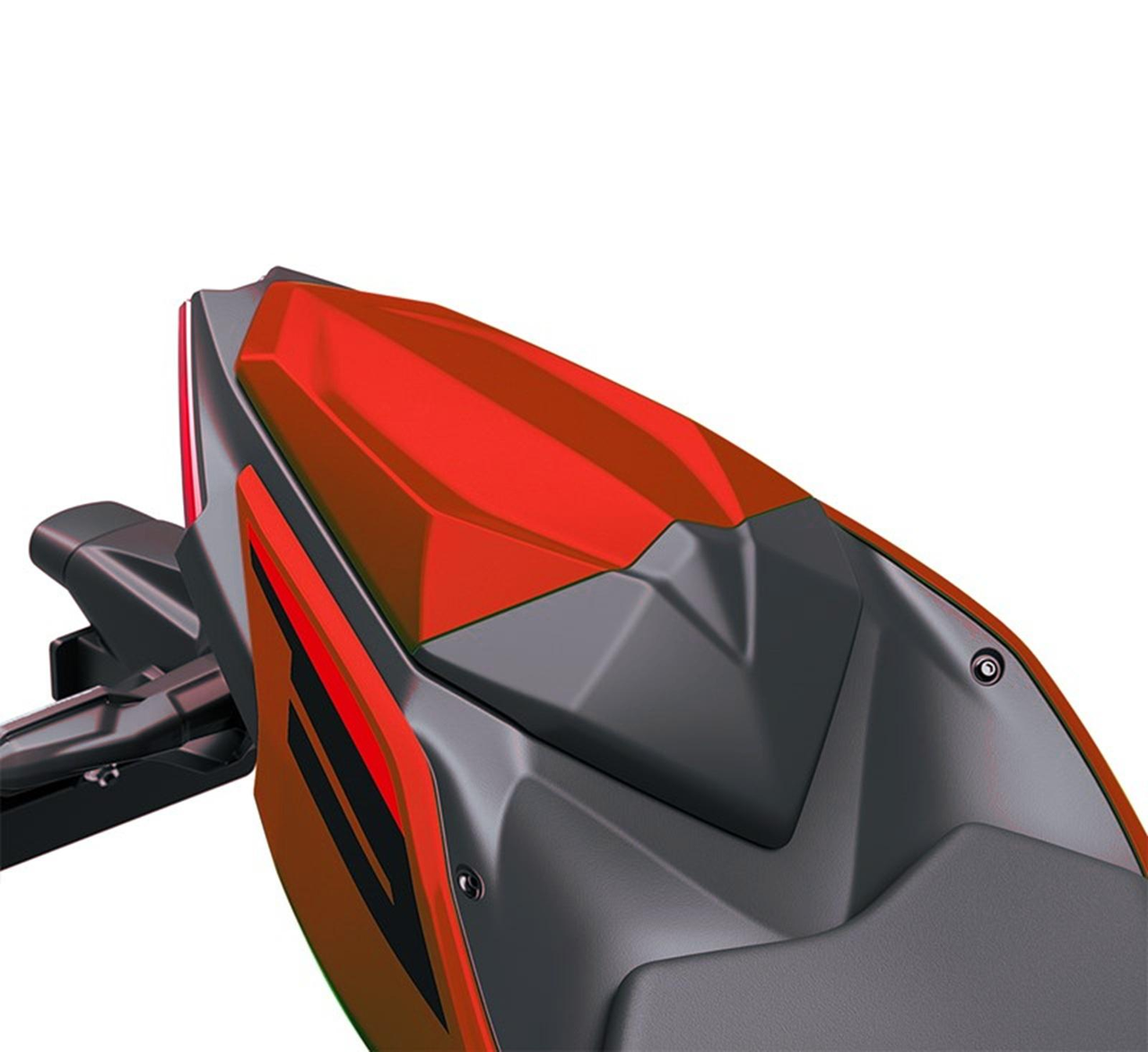 Funda asiento pasajero Rojo Pasión (234) para Kawasaki Ninja 500 SE / Z 500