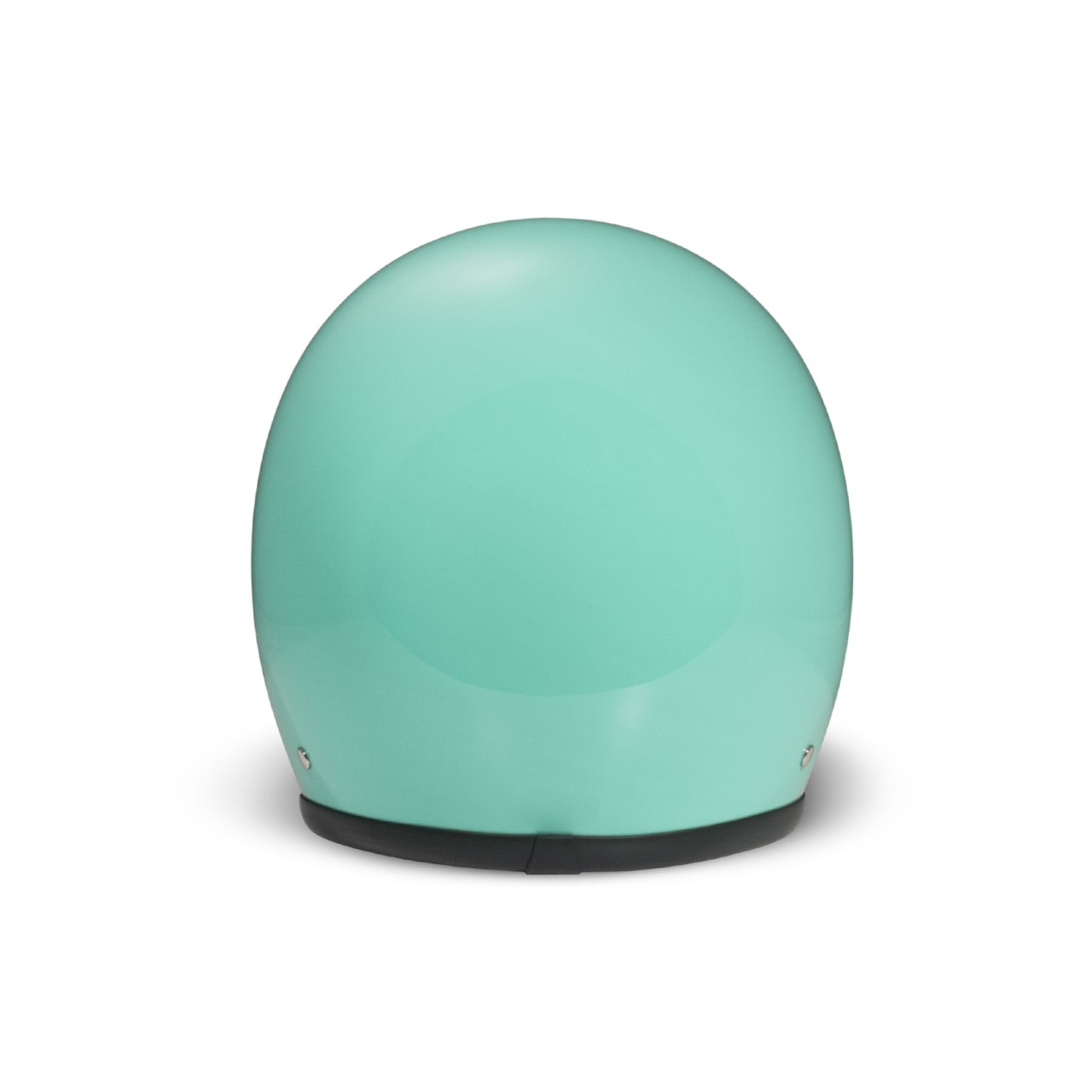 Casco DMD jet Retro, turquesa, brillante, fibra de vidrio, ECE 22.06