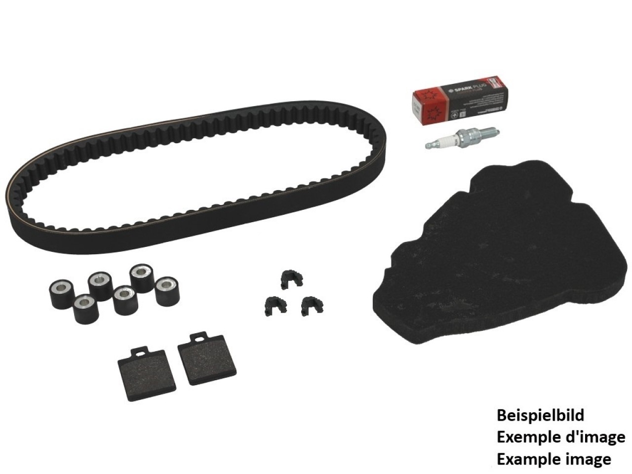 Inspektionskit Plus (OEM) mit Bremsbelägen Aprilia Mojito 2004-2010