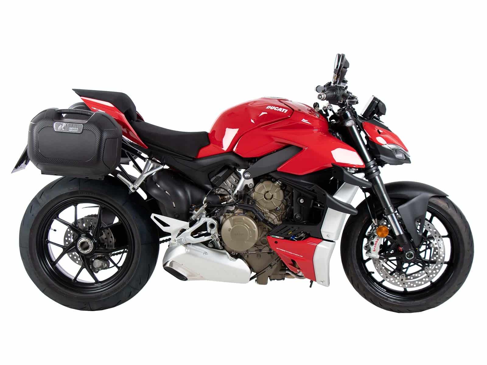 Soporte lateral C-Bow negro para Ducati Streetfighter V4 /S (20-24) Hepco & Becker