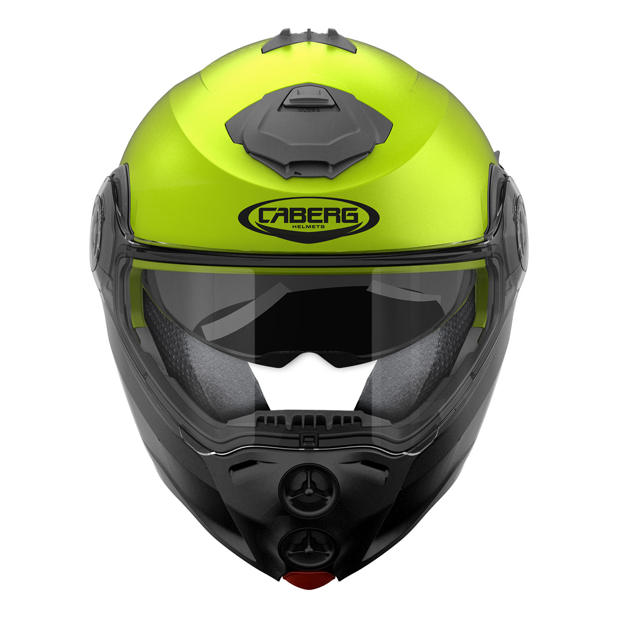 Casco Caberg Droid Hi Vizion, amarillo fluorescente/negro