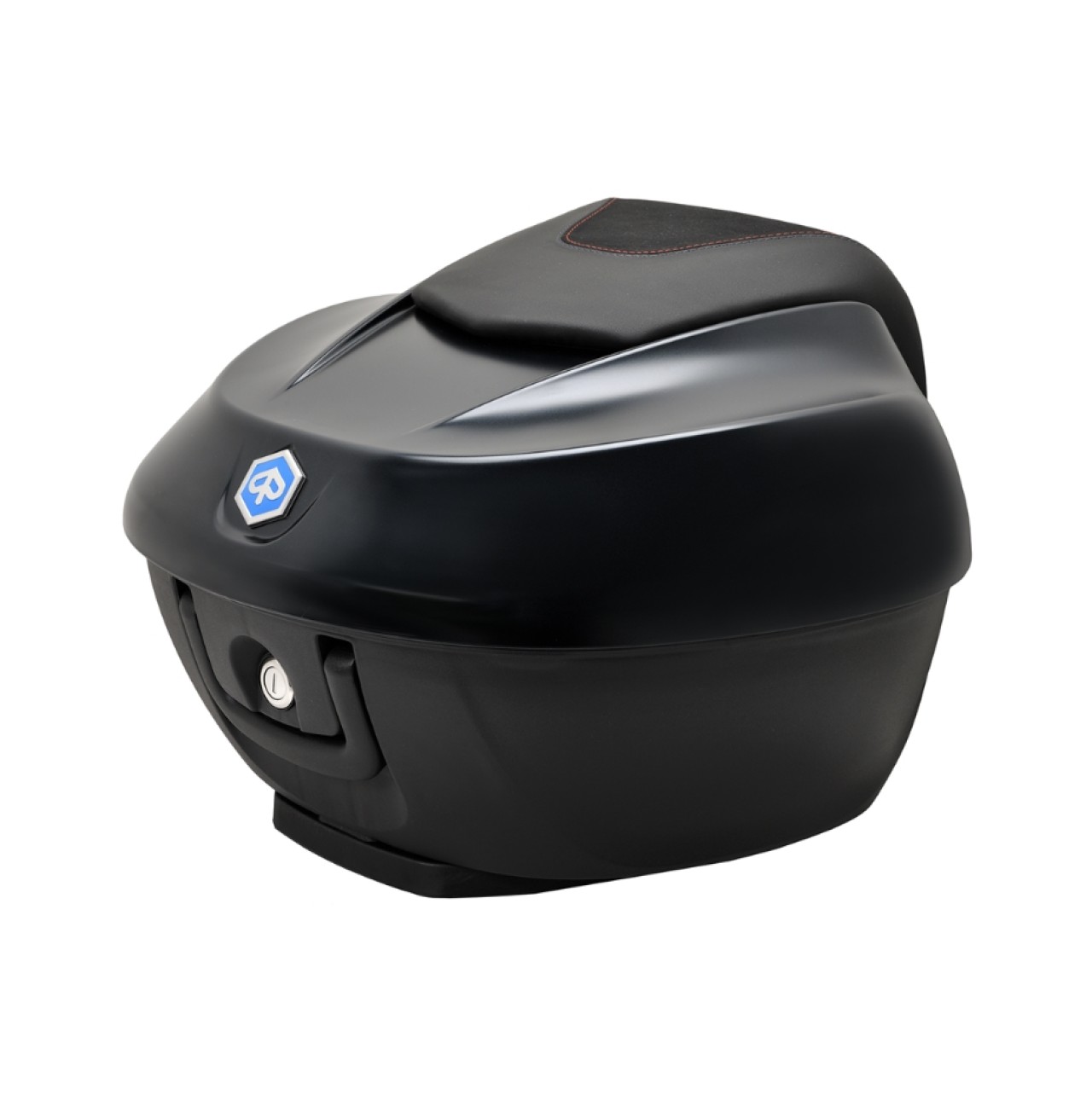 Kit maletín superior 36 l. Negro Meteora 93/B Original Piaggio para Beverly HPE (incl. placa de montaje)