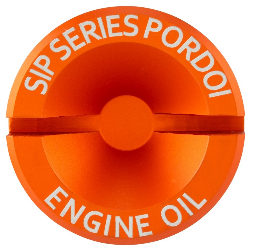 Tapón de llenado de aceite del motor para Vespa, naranja mate