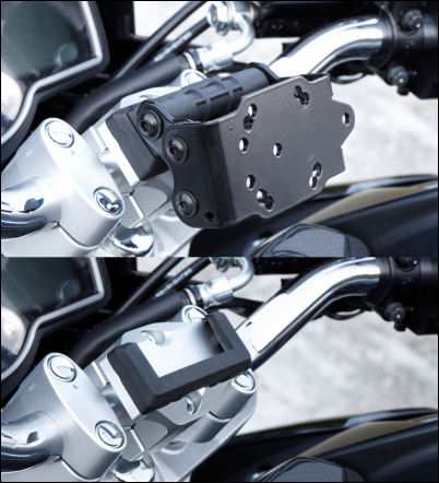 Soporte para dispositivos de navegación para Suzuki GSR750 BJ. 2011-2016/ V-Strom 1000 BJ. 2017/ V-Strom 1000