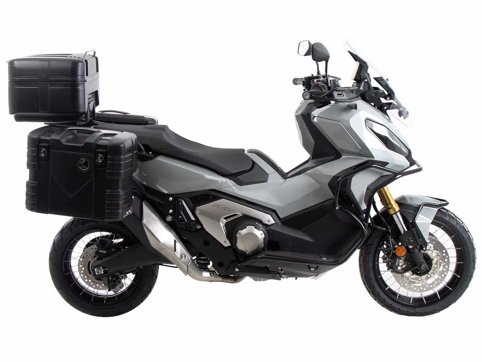 Portamaletas Alurack negro para Honda X-ADV 750 (21-24) Hepco & Becker
