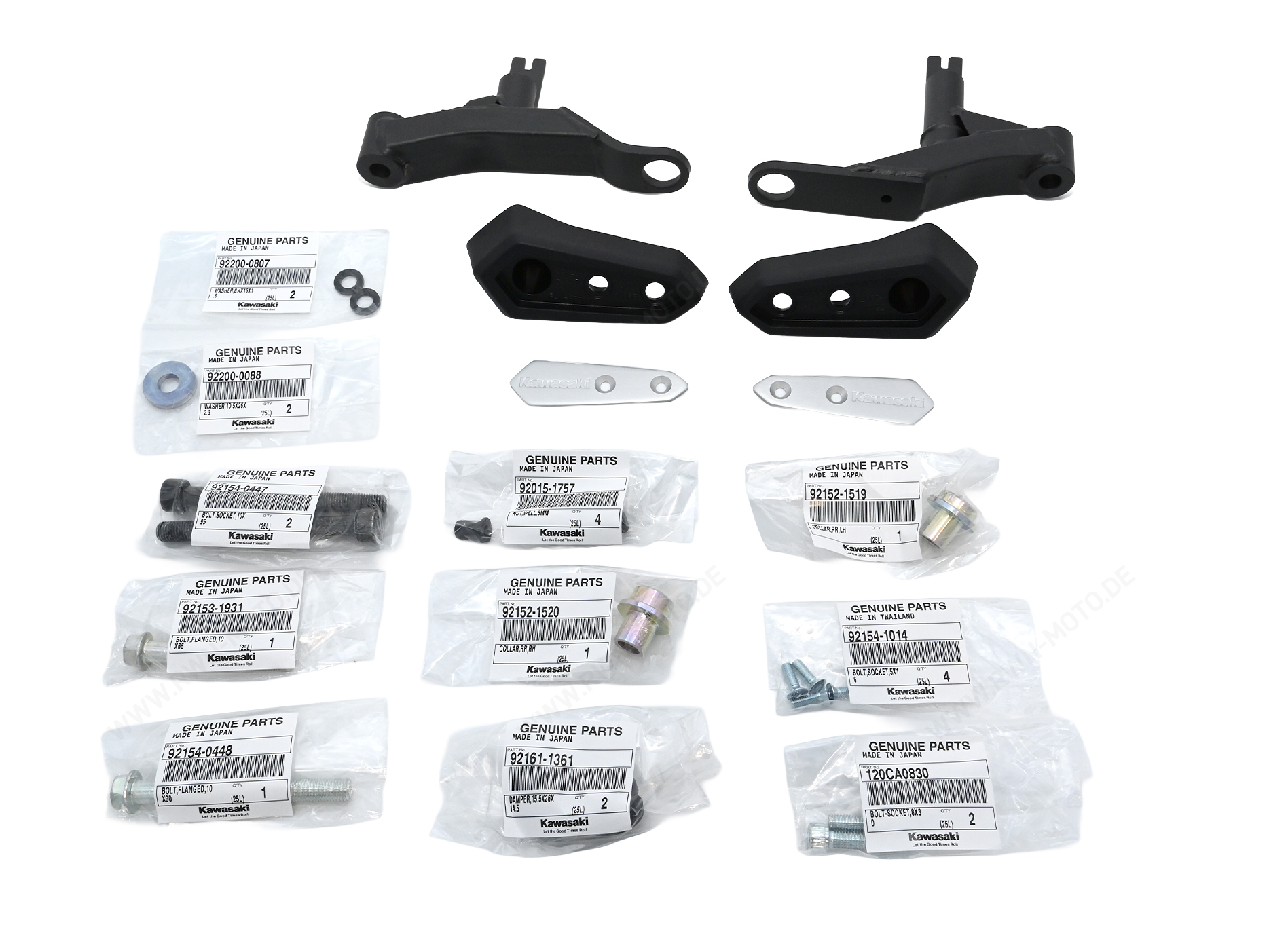 Almohadillas de protección para Kawasaki Ninja 1000 SX /1100 SX Original Kawasaki
