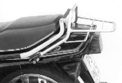 Portaequipajes tubular Topcase negro para Honda CX 500 Euro/Turbo (82-86) /650 Euro (83-86)