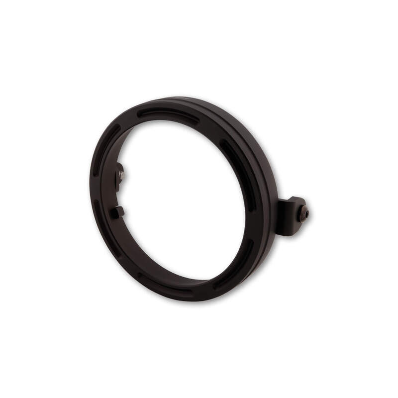 HIGHSIDER pro 7 pulgadas anillo portalámparas Frame-R1 Negro CNC, montaje lateral