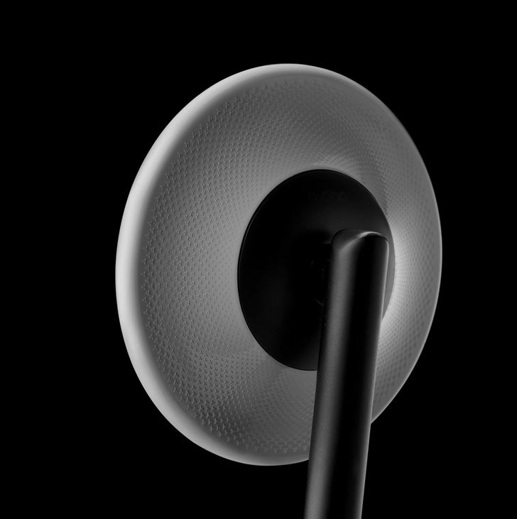 Espejo de manillar RIZOMA E-POP izquierda o derecha para Vespa, negro/gris