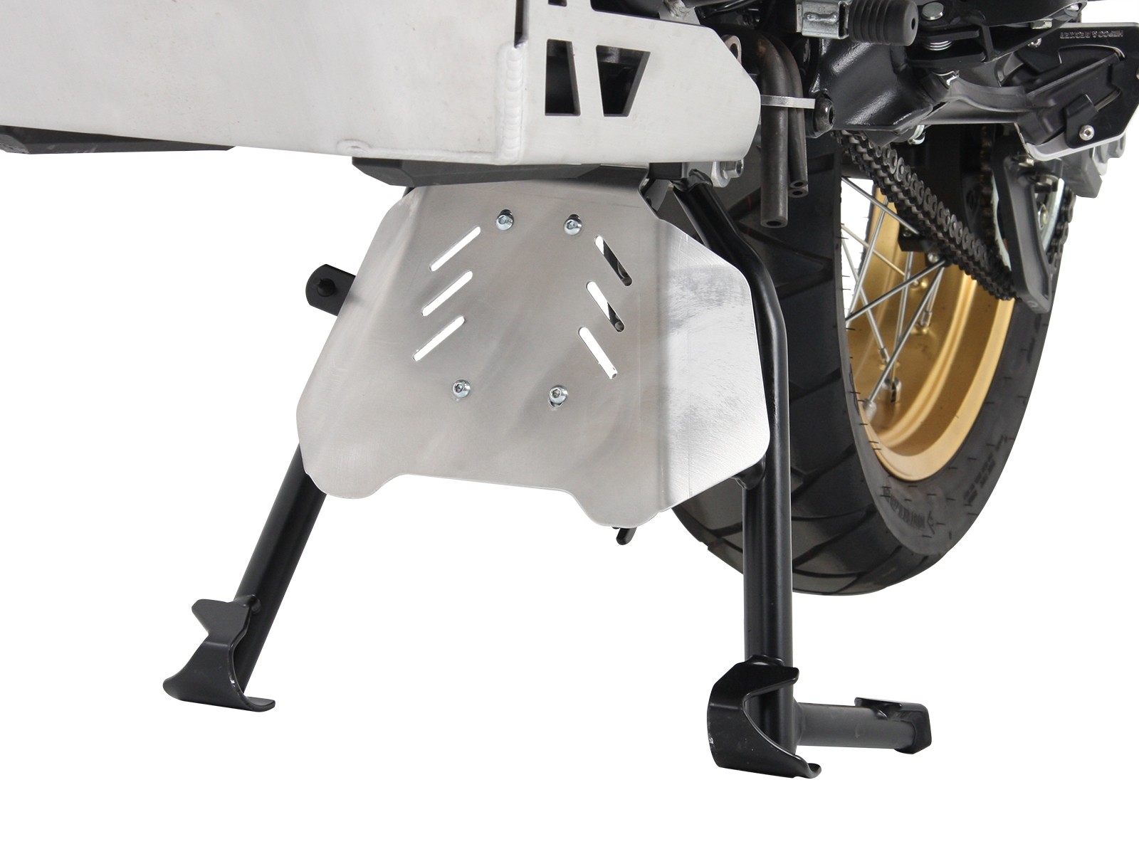 Placa de protección del caballete principal para Honda CRF 1000 Africa Twin (Bj.16-17) Hepco & Becker