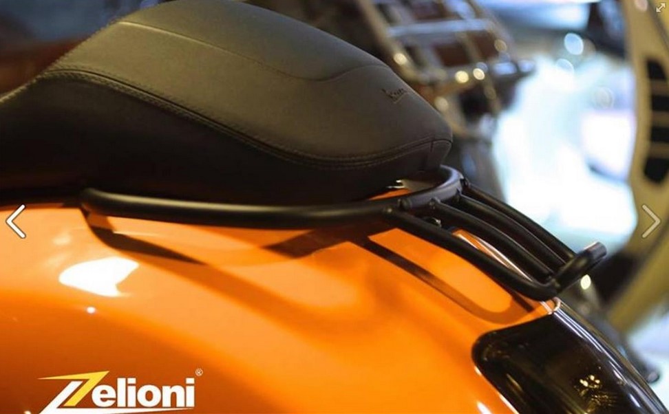 Portaequipajes trasero para Vespa GTS/GTS Super/GTV/GT 60/GT L 125-300cc 4T LC, negro