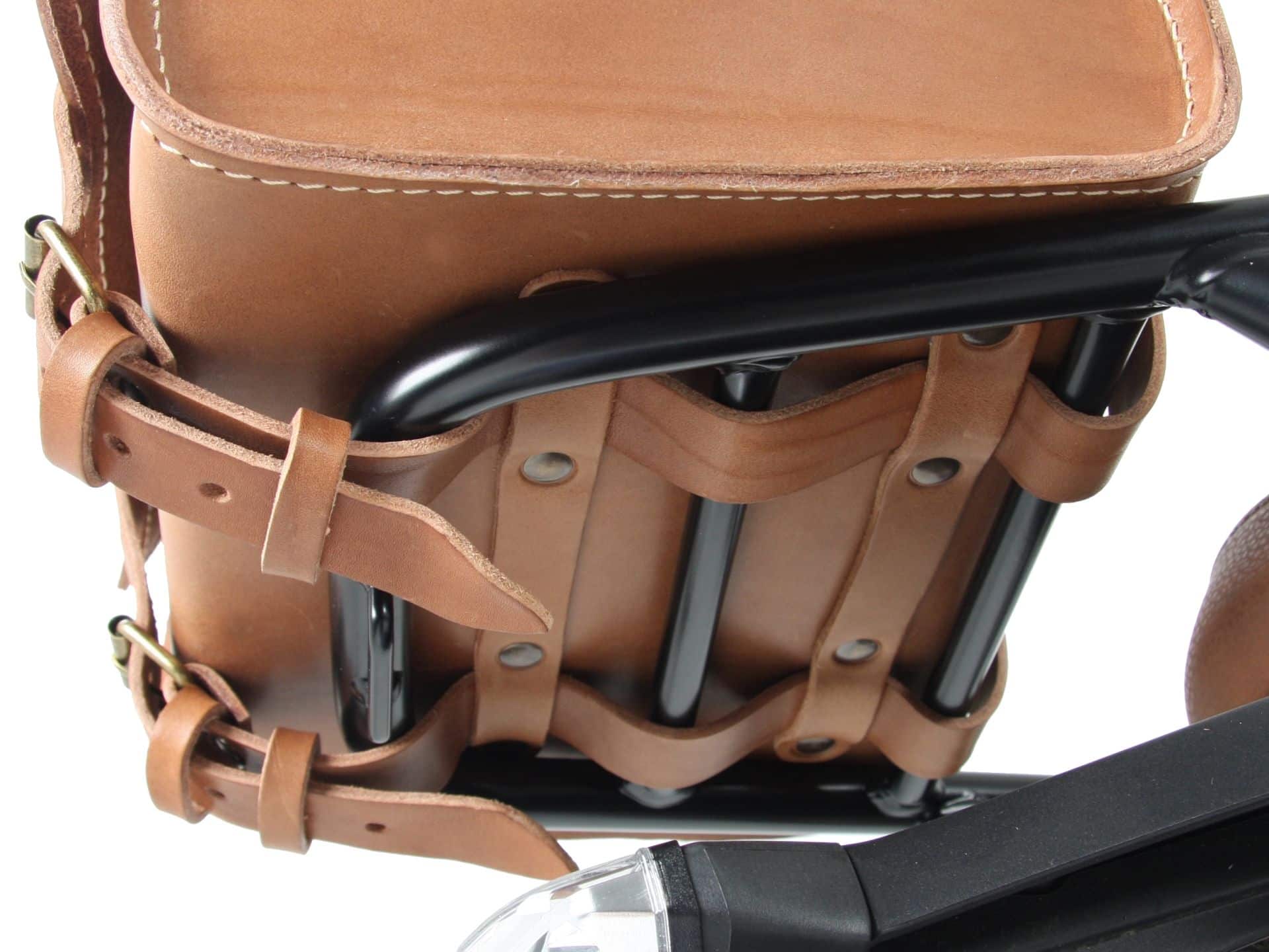 LEGACY bolsa trasera de cuero Hepco & Becker