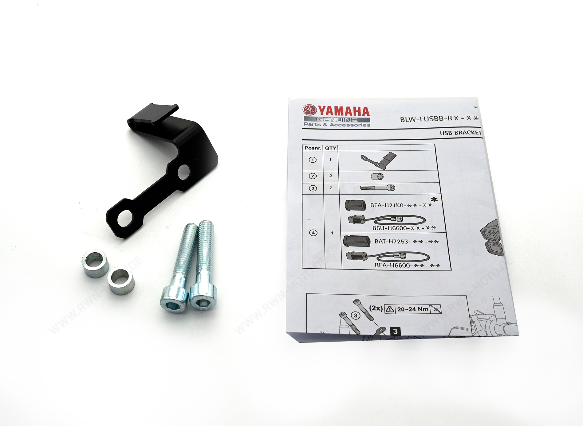 Soporte de montaje USB para Yamaha MT-07 (25-) Original