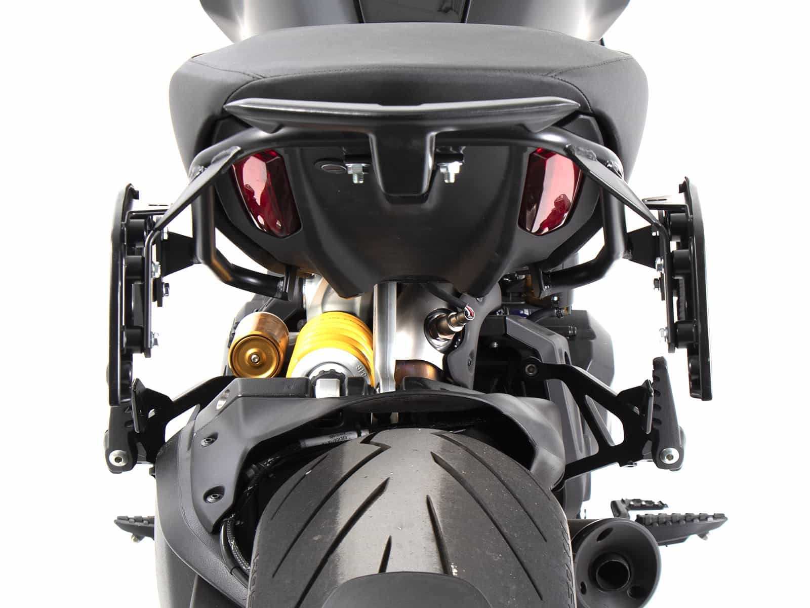 Soporte lateral C-Bow negro para Ducati Diavel 1260 /S (19-22) Hepco & Becker