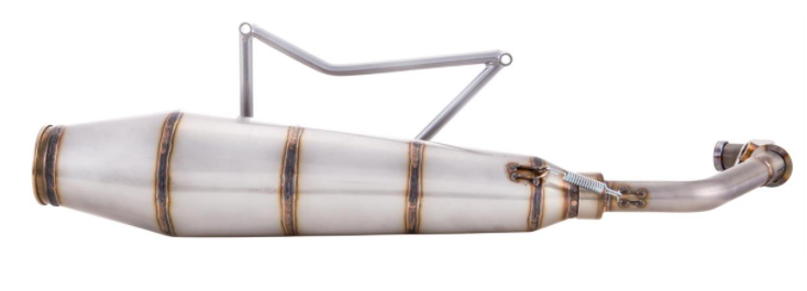 Escape Racing para Vespa GTS/GTS Super/GTV/GT 60 125-300cc es decir, 4T, LC, acero inoxidable