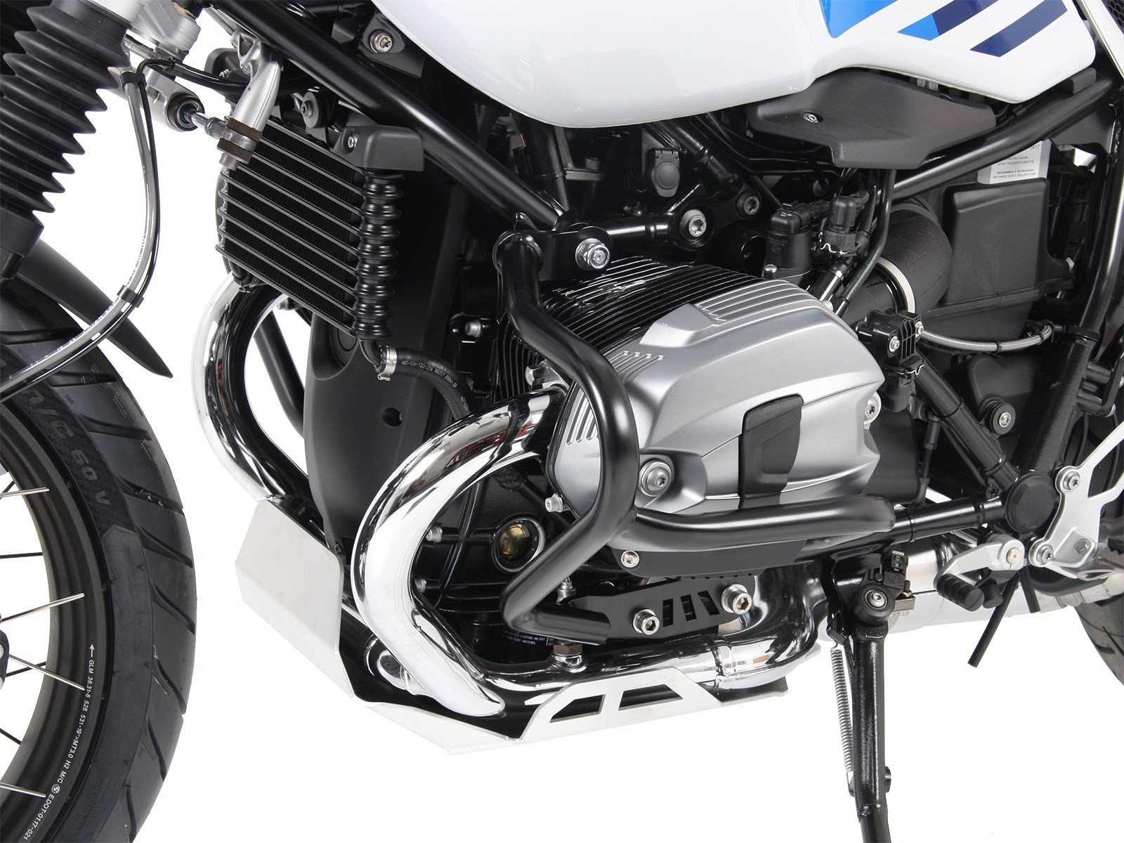 Protector motor plata para BMW R nineT Urban G/S (17-23) Hepco & Becker