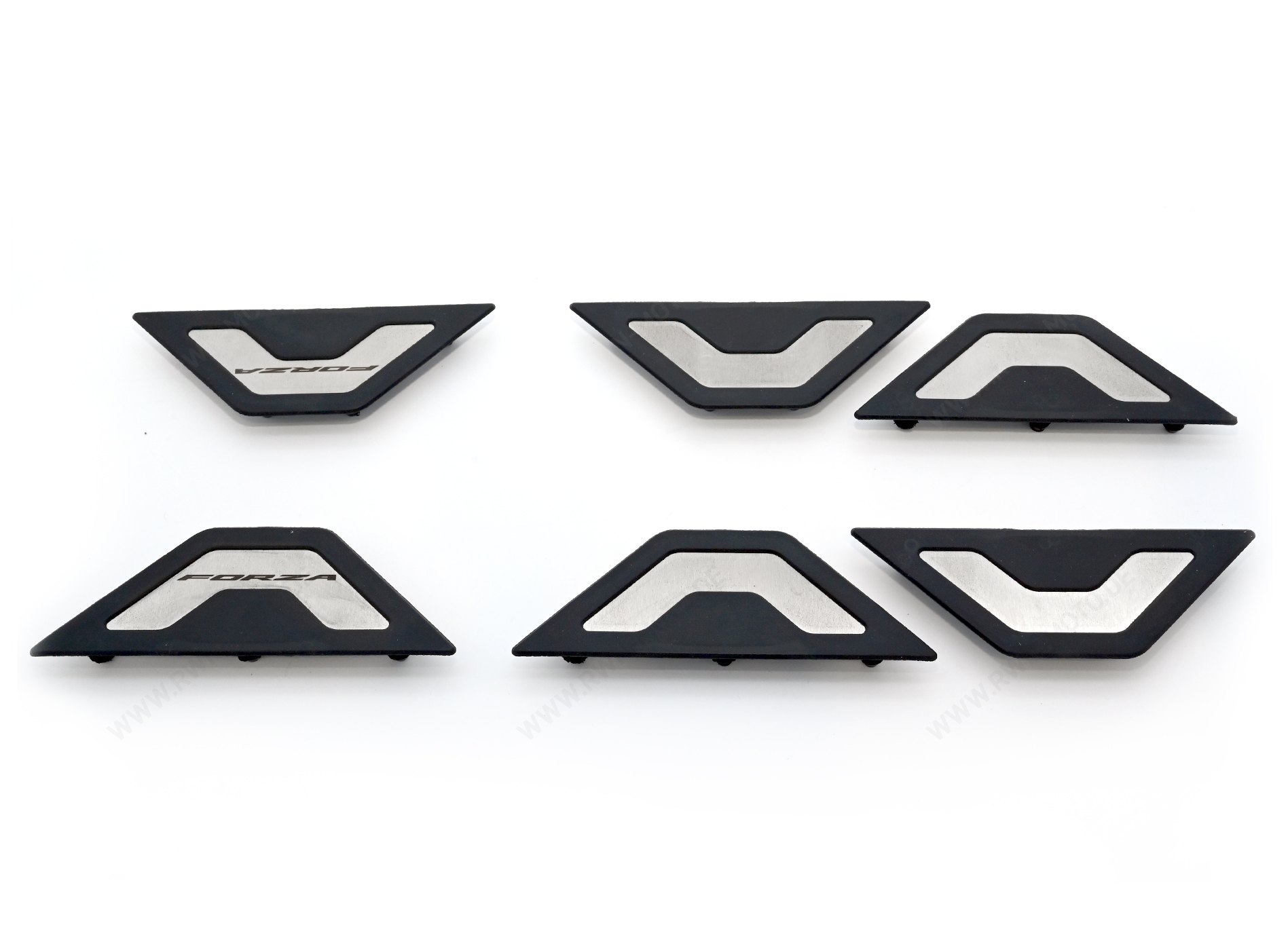 Cubreestriberas de acero inoxidable para Honda Forza 750 2021-