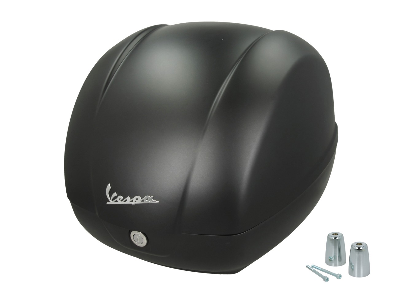 Baúl original de 36 litros en negro mate 99/C para Vespa GTS 125/310 y GTV 310