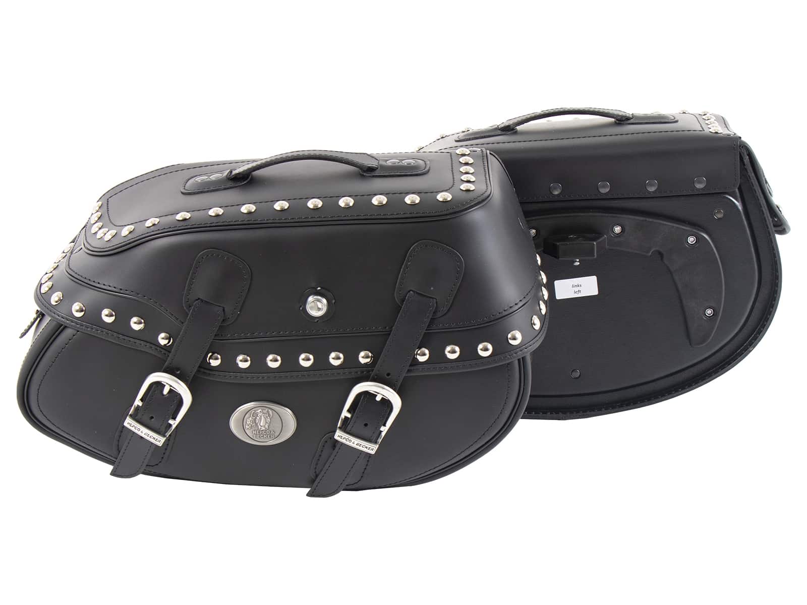 Juego de alforjas Buffalo Big Custom negro para portabultos C-Bow Hepco & Becker
