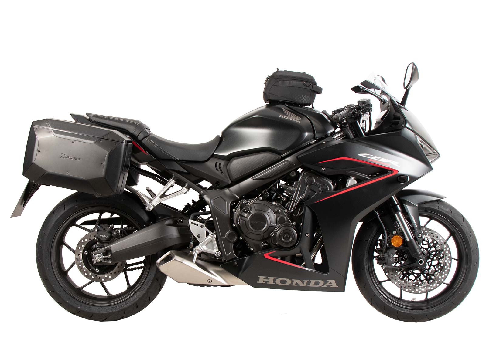 Soporte lateral C-Bow negro para Honda CBR 650 R / E-Clutch (24-) Hepco & Becker