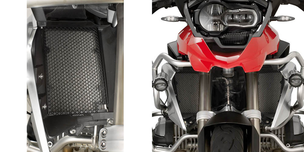Protección para radiadores de agua y aceite Acero inoxidable para BMW R 1200 GS Adventure (Bj. 14-18) / R 1200 GS (B