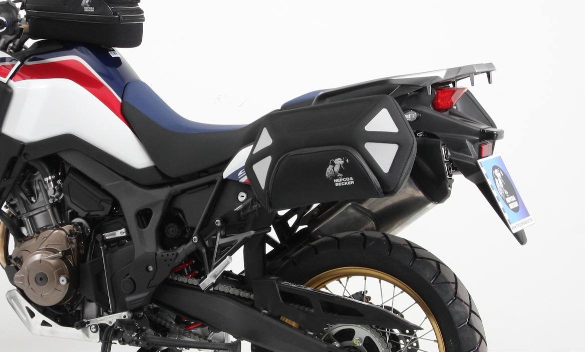 Soporte lateral C-Bow negro para Honda CRF 1000 Africa Twin (16-17) Hepco & Becker